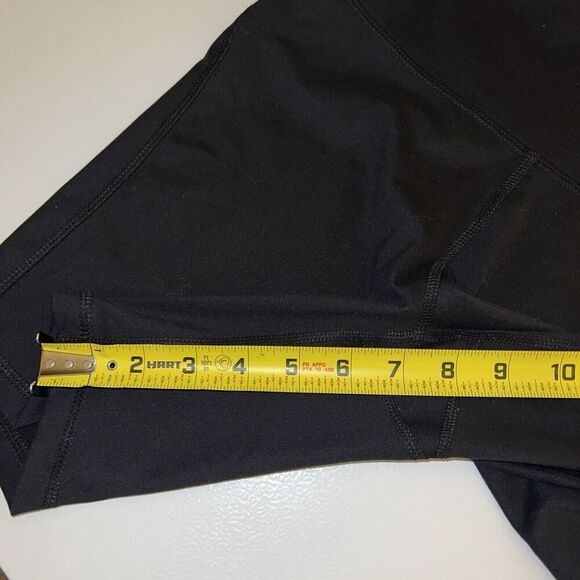 All In Motion Womens MEDIUM Black Active Compression Bike Shorts 7.5" - Picture 5 of 7